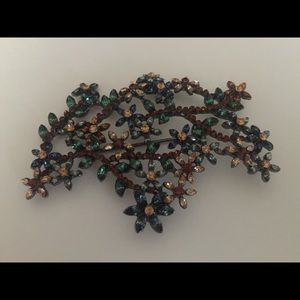 Beautiful large jeweled brooch